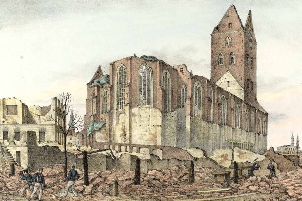 Petrikirche 1842 Hamburg
